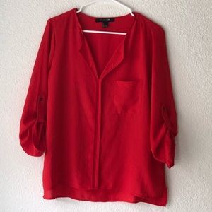 Forever 21 Red Blouse